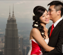 Свадебная церемония в облаках Малайзии 